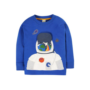 Blue Tang/Astronaut Owen Interactive Top-Frugi-Modern Rascals