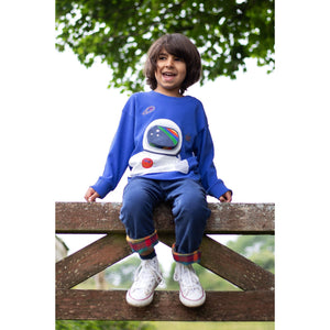 Blue Tang/Astronaut Owen Interactive Top-Frugi-Modern Rascals