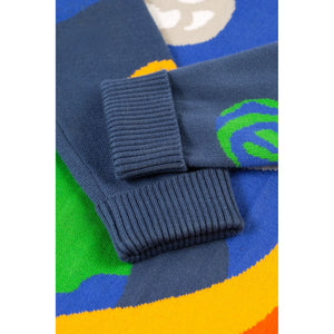 Blue Tang/Rocket Elwood Knitted Sweater-Frugi-Modern Rascals