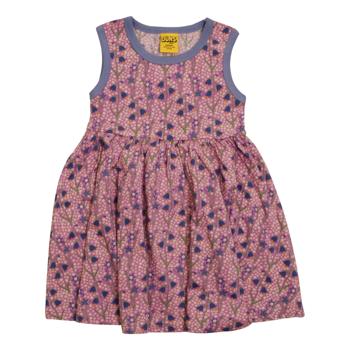 Bluebells - Light Purple Sleeveless Dress With Gathered Skirt in Single Jersey - 1 Left Size 9-10 years-Duns Sweden-Modern Rascals
