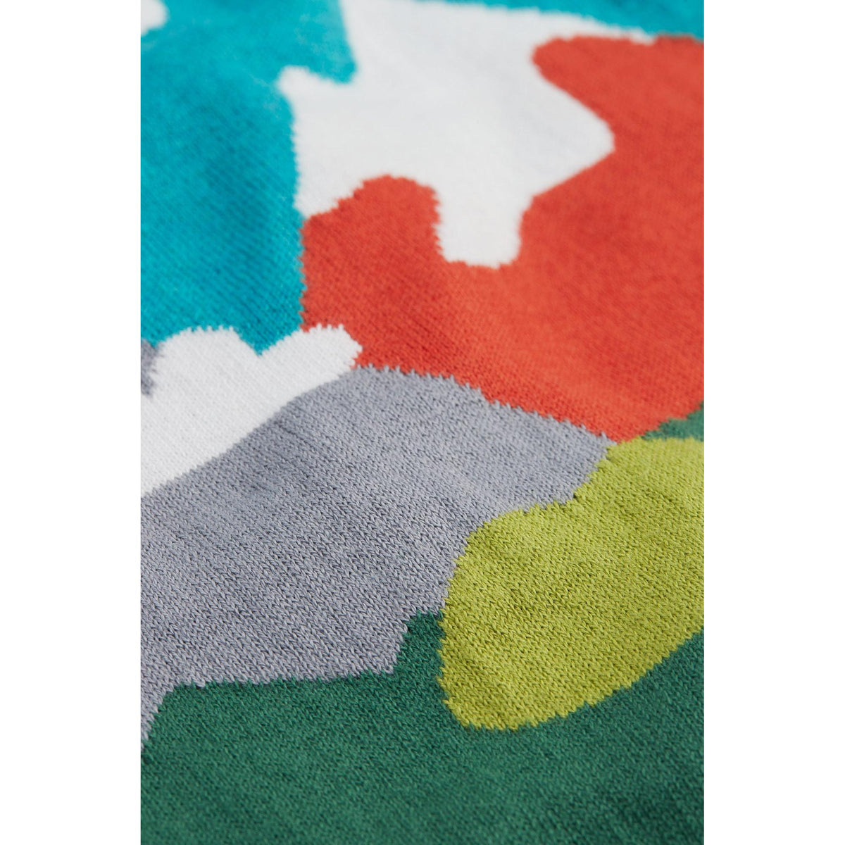 Blue/Mountain Scene Elwood Knitted Sweater - 2 Left Size 2-3 & 3-4 years-Frugi-Modern Rascals