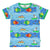 Boat and Fish Short Sleeve Shirt - Blue Grotto - 1 Left Size 9-10 years-Smafolk-Modern Rascals