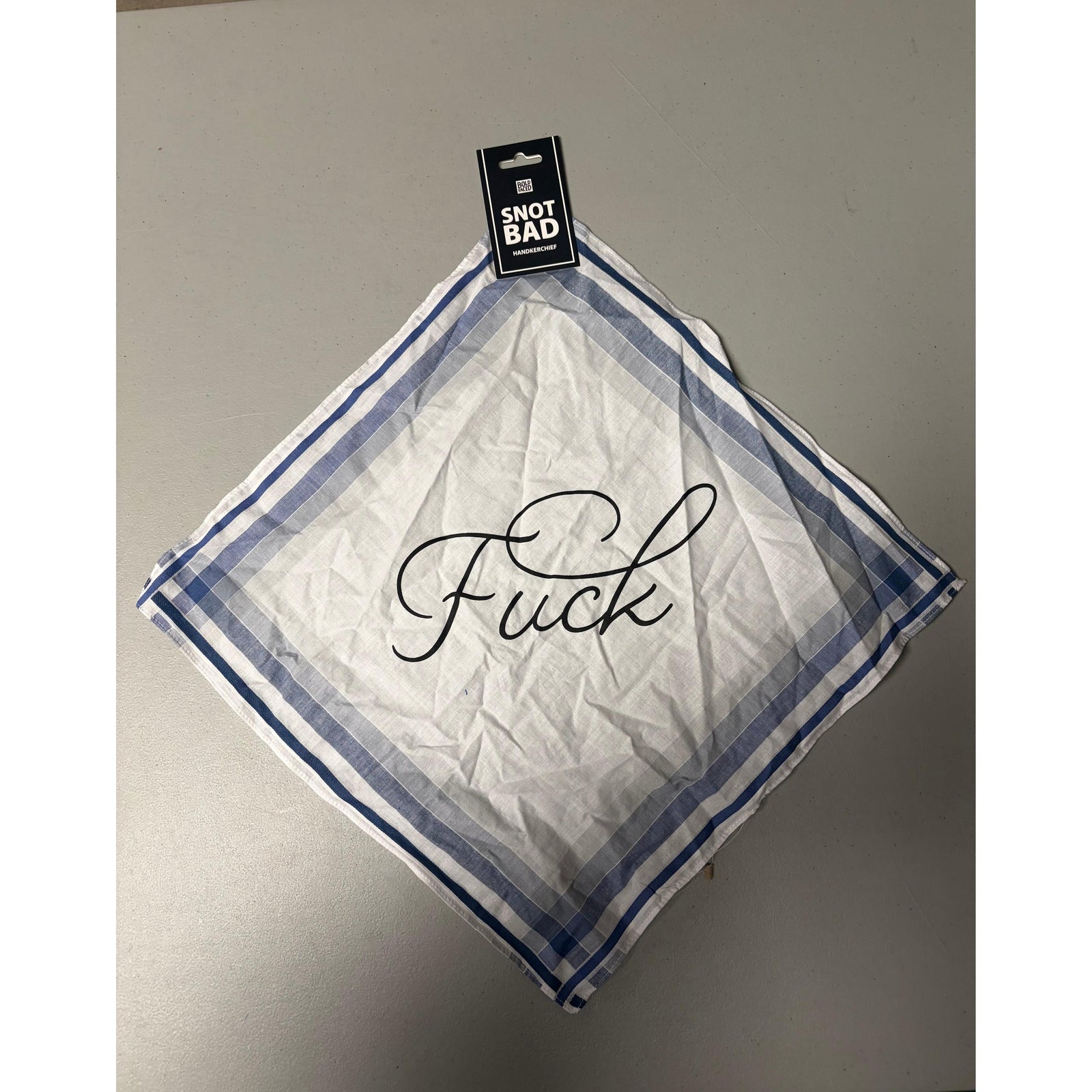 Boldfaced Snot Bad Handkerchief - Fuck-Warehouse Find-Modern Rascals