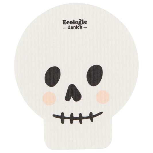 Boo Crew Skull Shaped Swedish Dishcloth-Danica-Modern Rascals