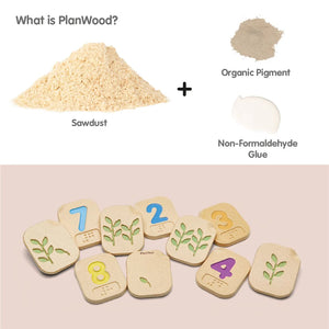 Braille Numbers 1-10-PlanToys-Modern Rascals