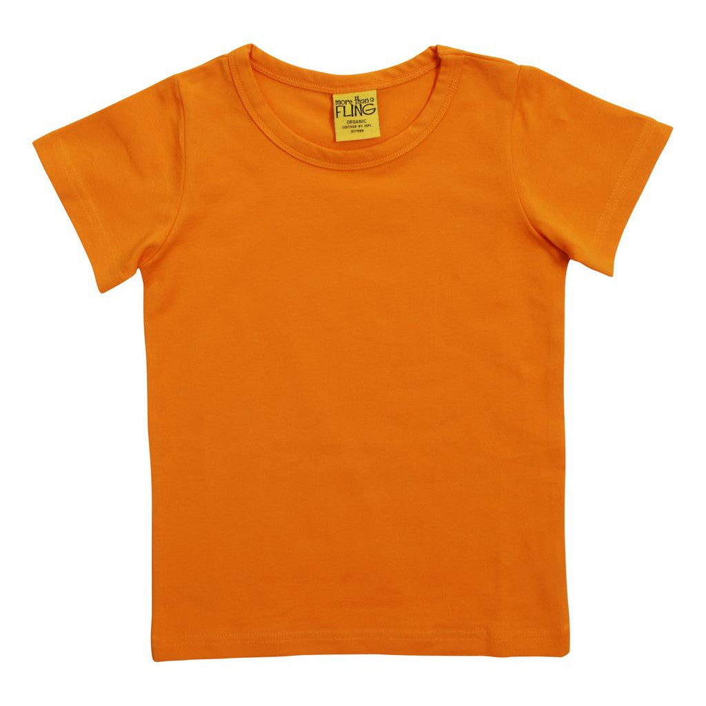 Bright Marigold Short Sleeve Shirt-More Than A Fling-Modern Rascals
