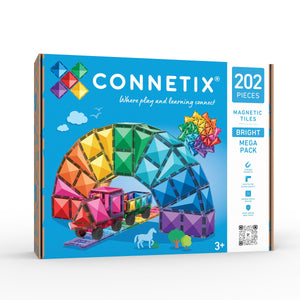 Bright Mega Pack - 202 Pieces-Connetix-Modern Rascals