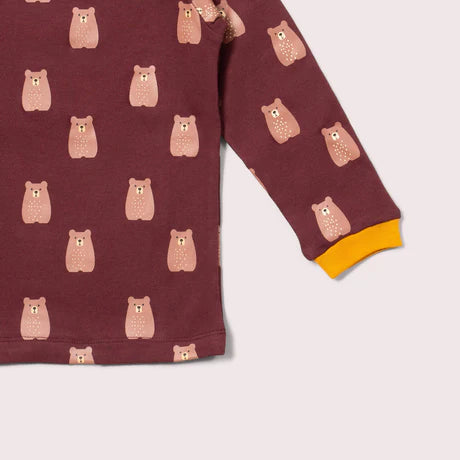 Brown Bears Long Sleeve T-Shirt-Little Green Radicals-Modern Rascals