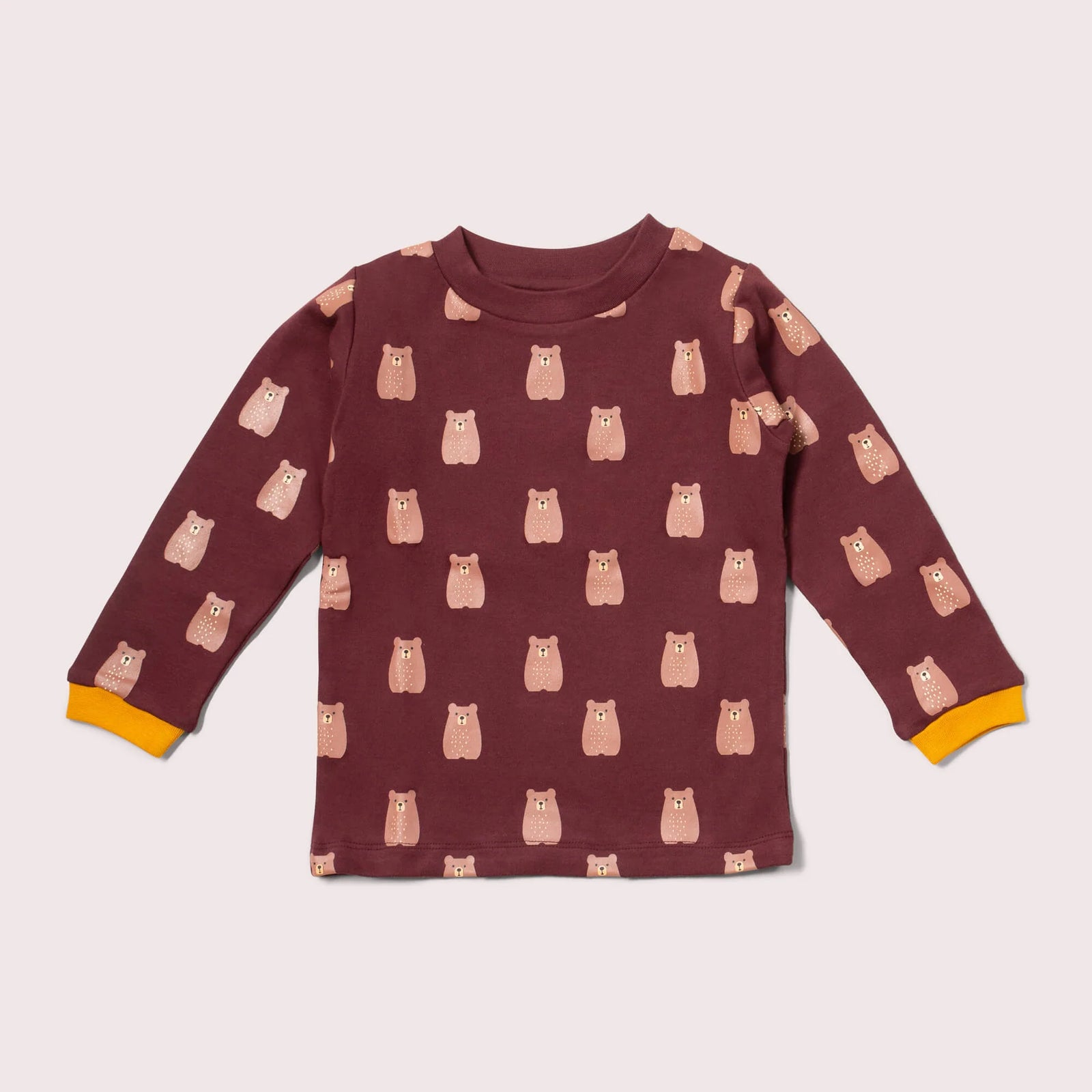 Brown Bears Long Sleeve T-Shirt-Little Green Radicals-Modern Rascals