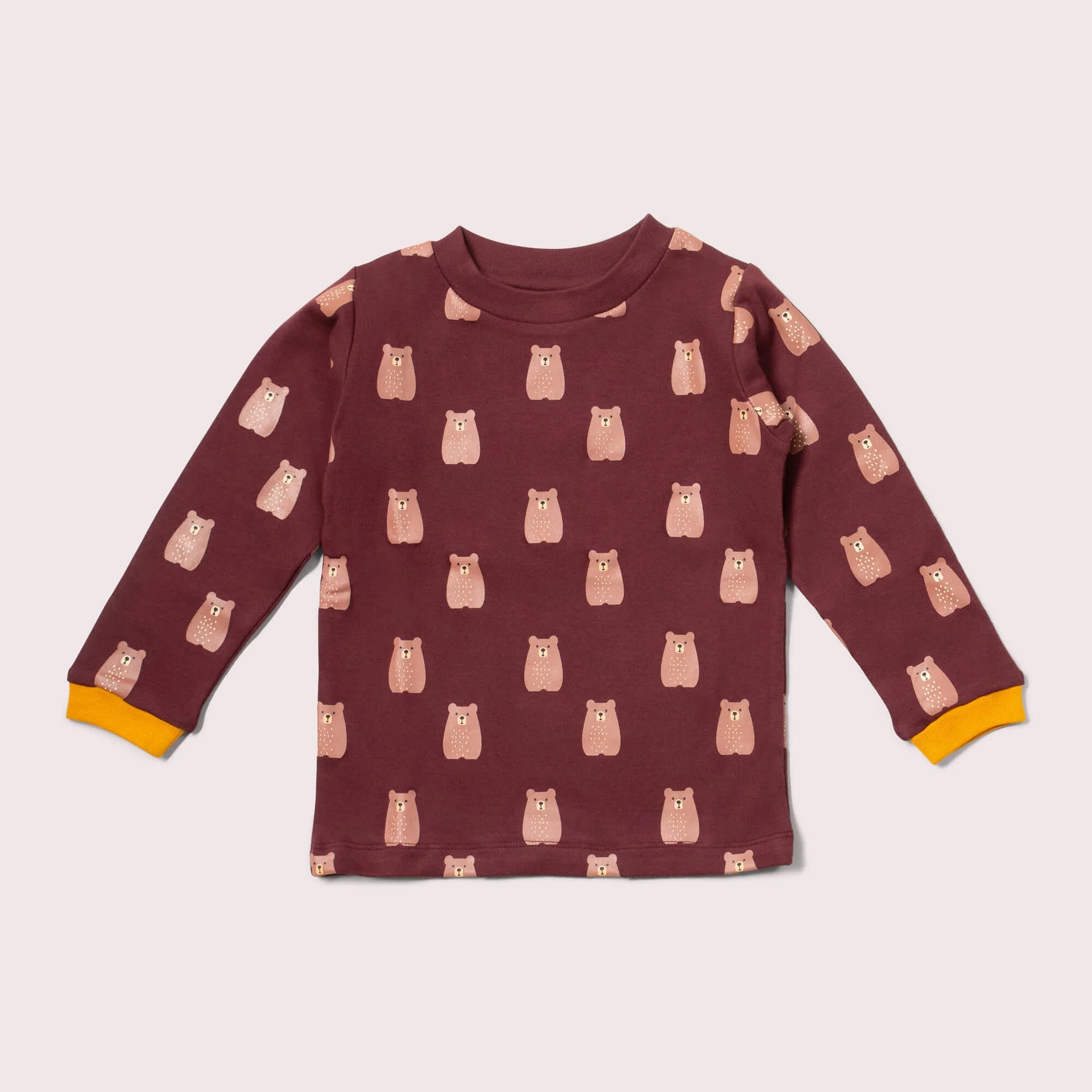 Brown Bears Long Sleeve T-Shirt-Little Green Radicals-Modern Rascals