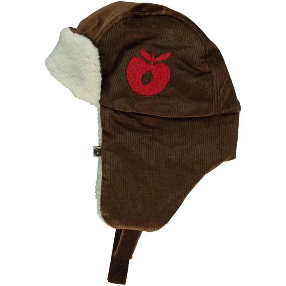 Brown Corduroy Hat With Earflaps - 1 Left Size 1-2 years-Smafolk-Modern Rascals