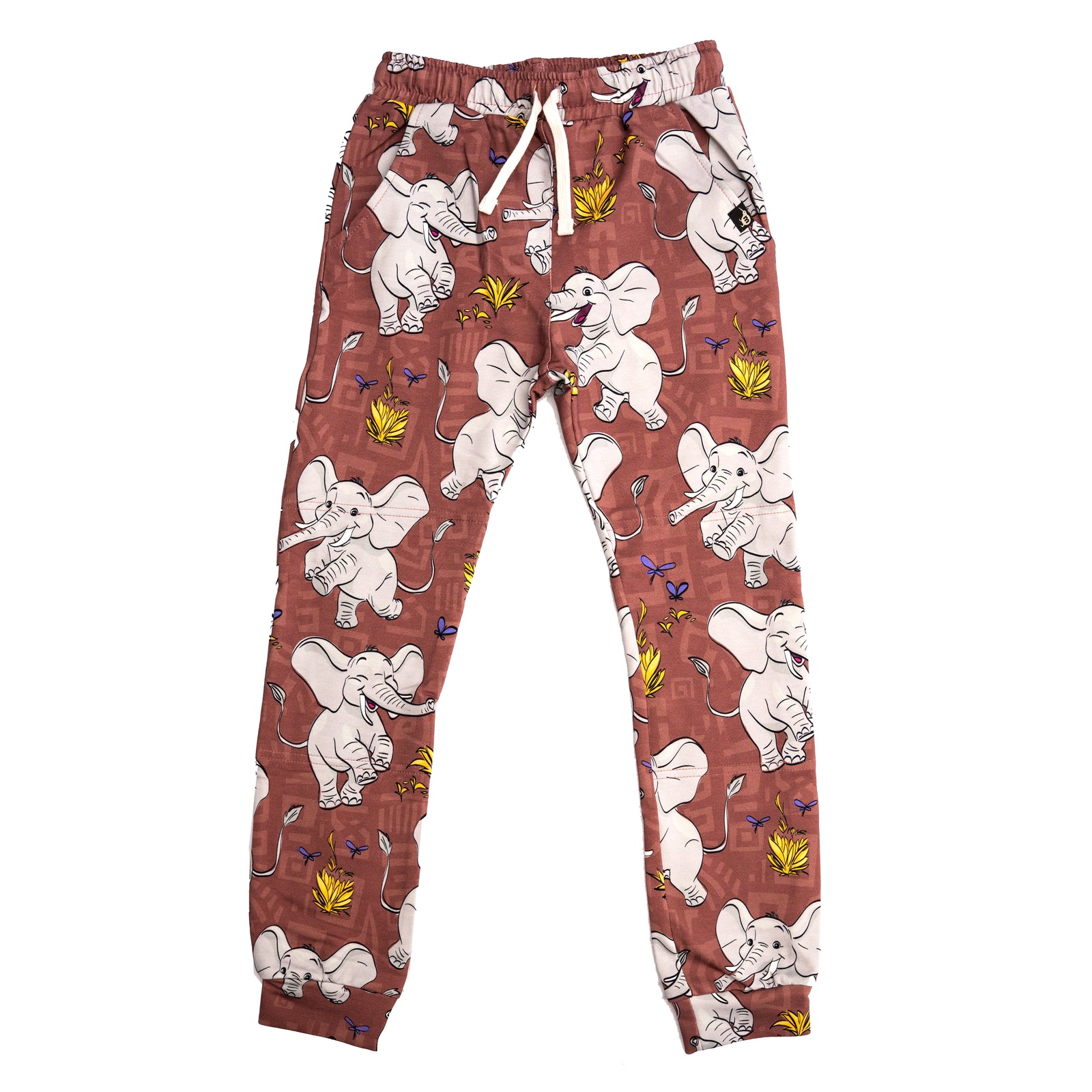 Brown Elephants Sweatpants-Mullido-Modern Rascals