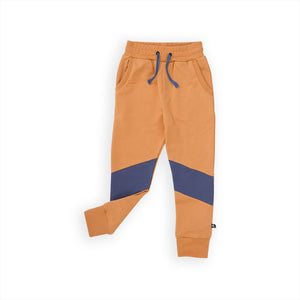 Brown/Blue Sweatpants - 1 Left Size 1-2 years-CARLIJNQ-Modern Rascals