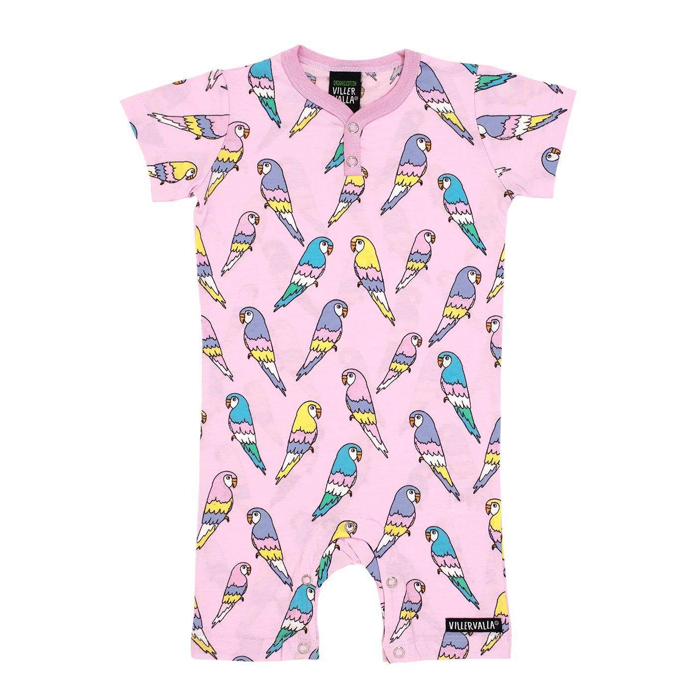 Budgie Summer Suit in Light Bloom - 1 Left Size 3-6 months-Villervalla-Modern Rascals