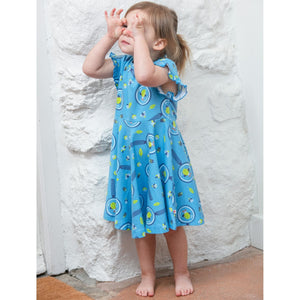 Bug Explorer Skater Dress - 1 Left Size 2-3 years-Piccalilly-Modern Rascals