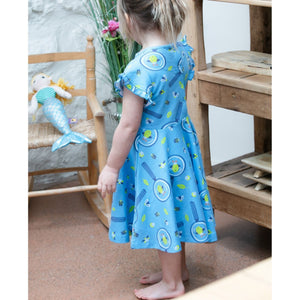 Bug Explorer Skater Dress - 1 Left Size 2-3 years-Piccalilly-Modern Rascals