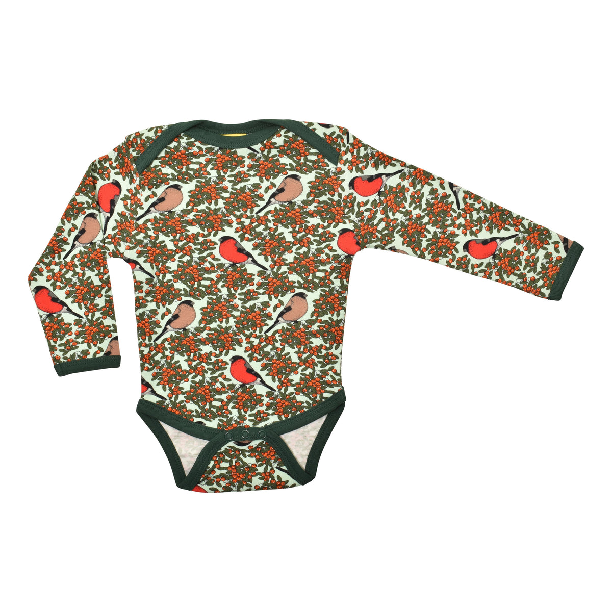 Bullfinch - Honeydew Blue Long Sleeve Onesie - 2 Left Size 6-9 & 9-12 months-Duns Sweden-Modern Rascals