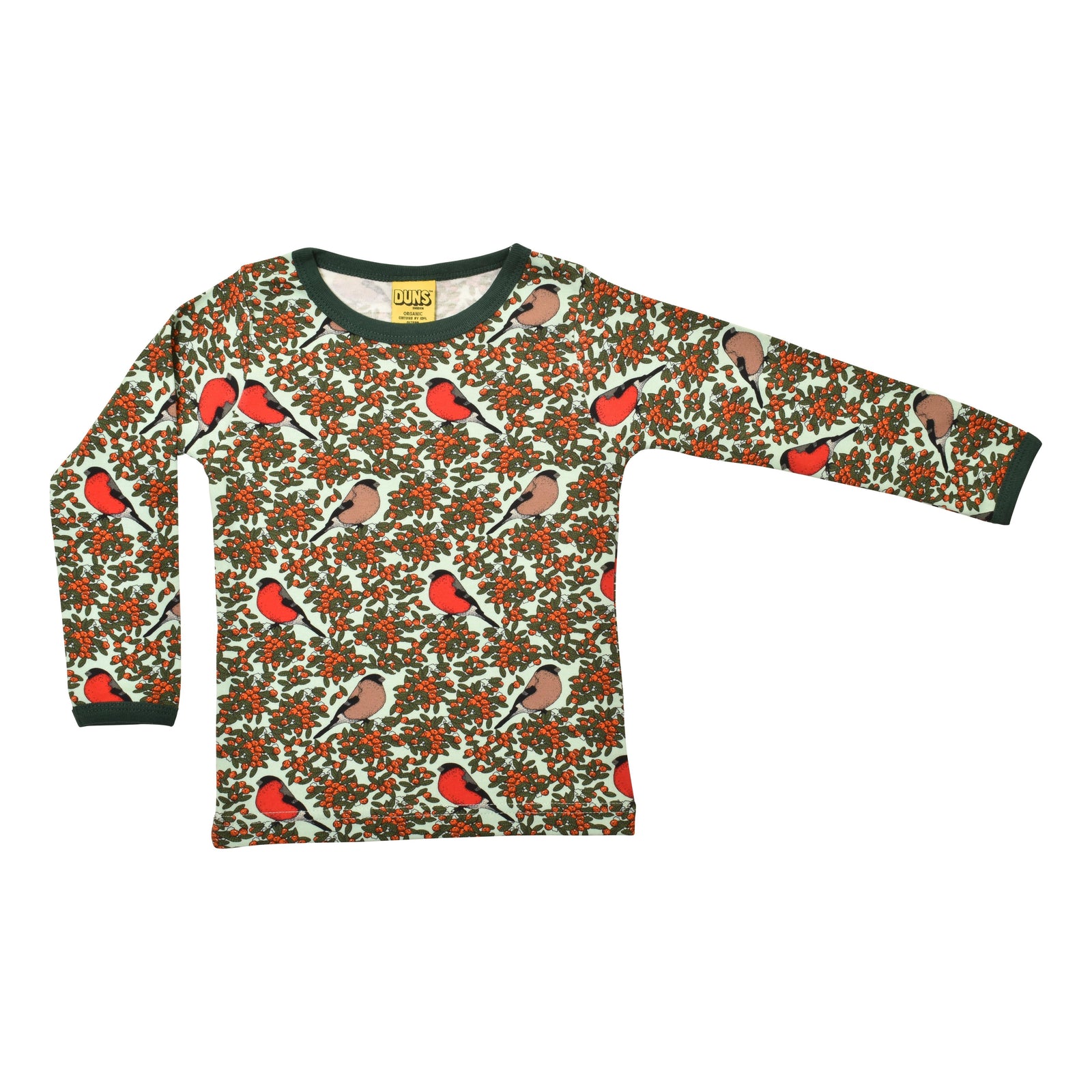 Bullfinch - Honeydew Blue Long Sleeve Shirt - 2 Left Size 12-18 months & 4-5 years-Duns Sweden-Modern Rascals