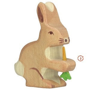 Bunny with Carrot-Holztiger-Modern Rascals