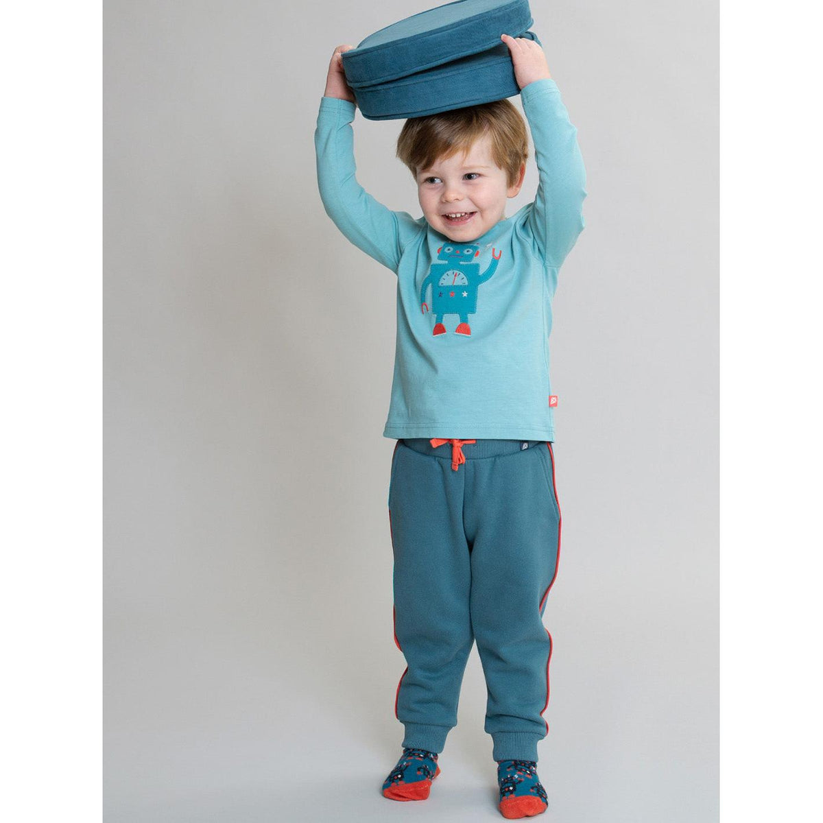 Busy Bean Joggers - Steel-Kite-Modern Rascals