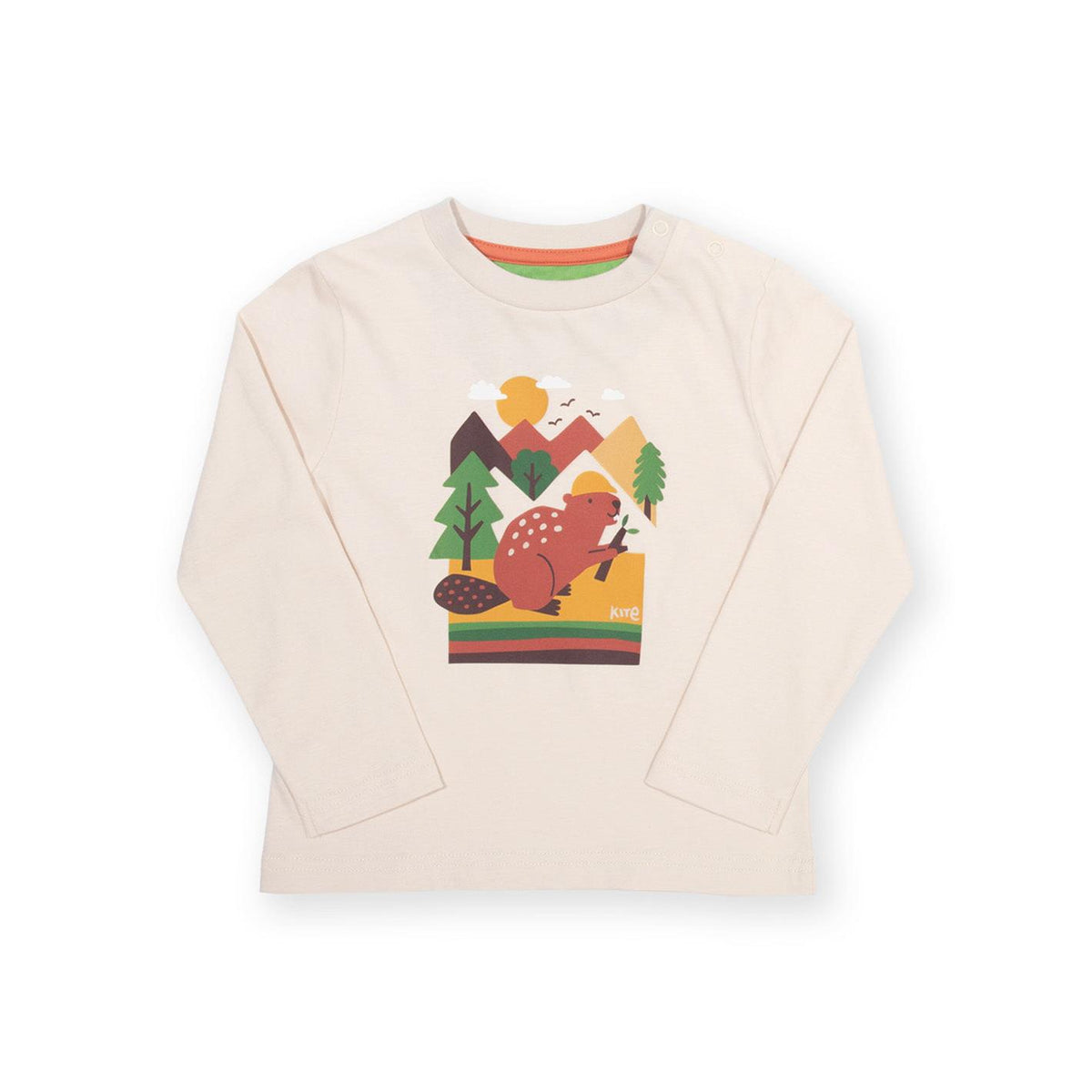 Busy Beaver Long Sleeve Shirt-Kite-Modern Rascals