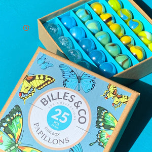 Butterflies Marbles - Mini Box-Billes and Co-Modern Rascals