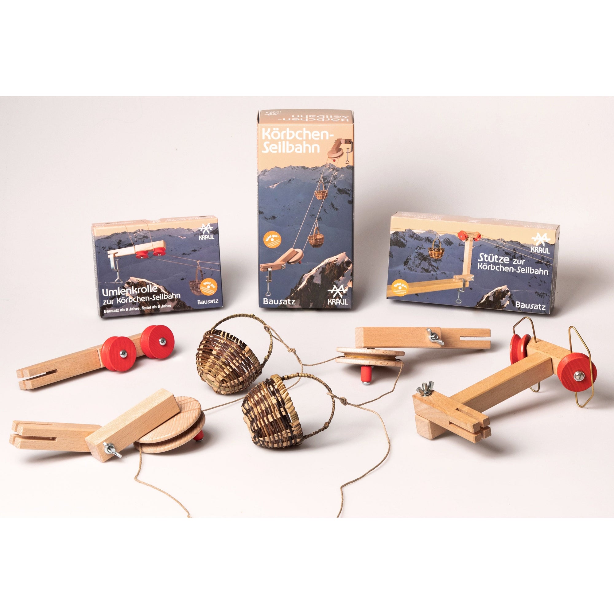 Cable Car Kit With Baskets-Kraul-Modern Rascals