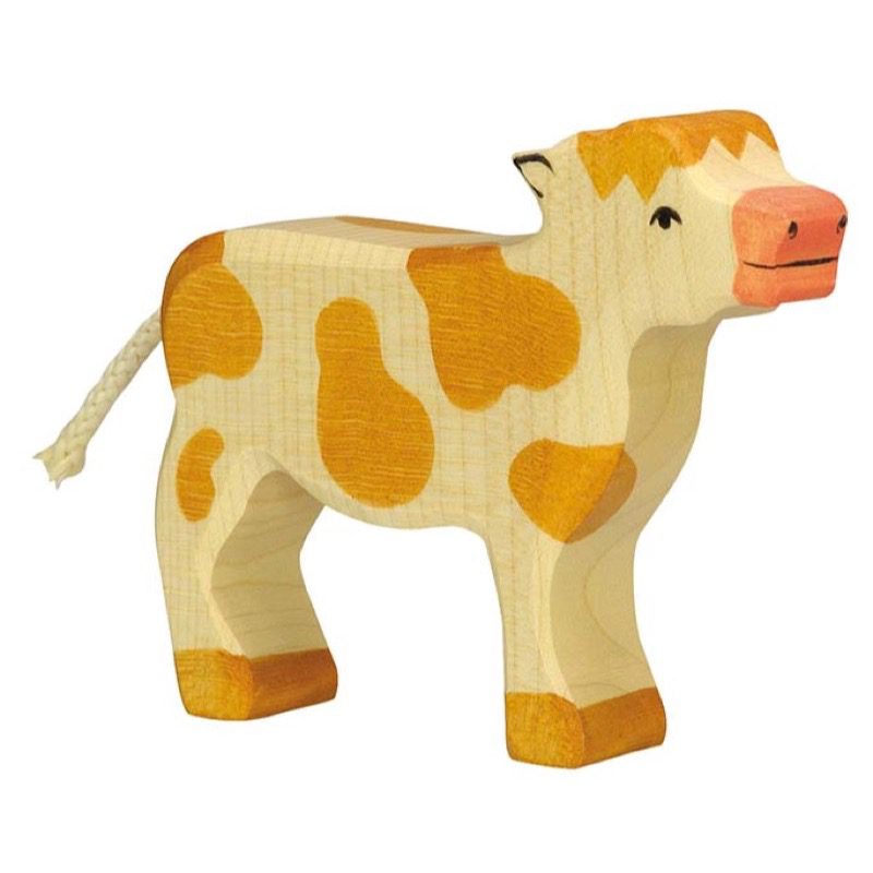 Calf - Standing, Brown-Holztiger-Modern Rascals