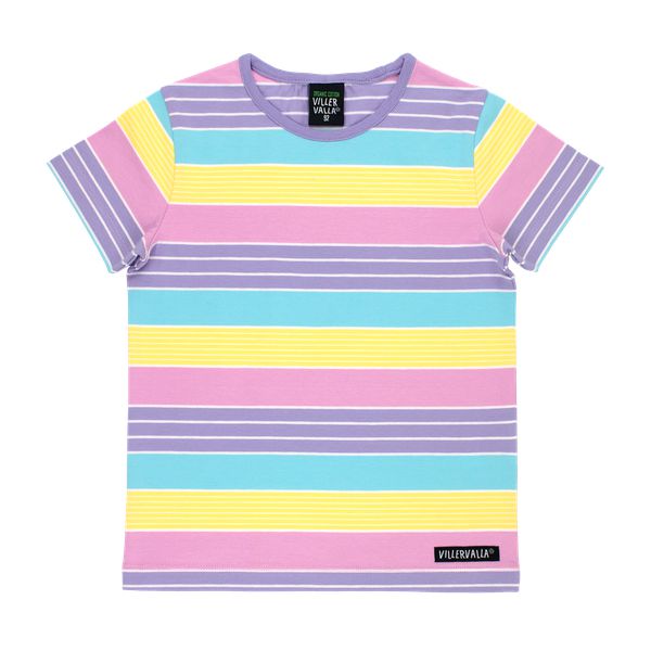 California Multi Stripe Short Sleeve Shirt - 2 Left Size 2-3 & 8-9 years-Villervalla-Modern Rascals