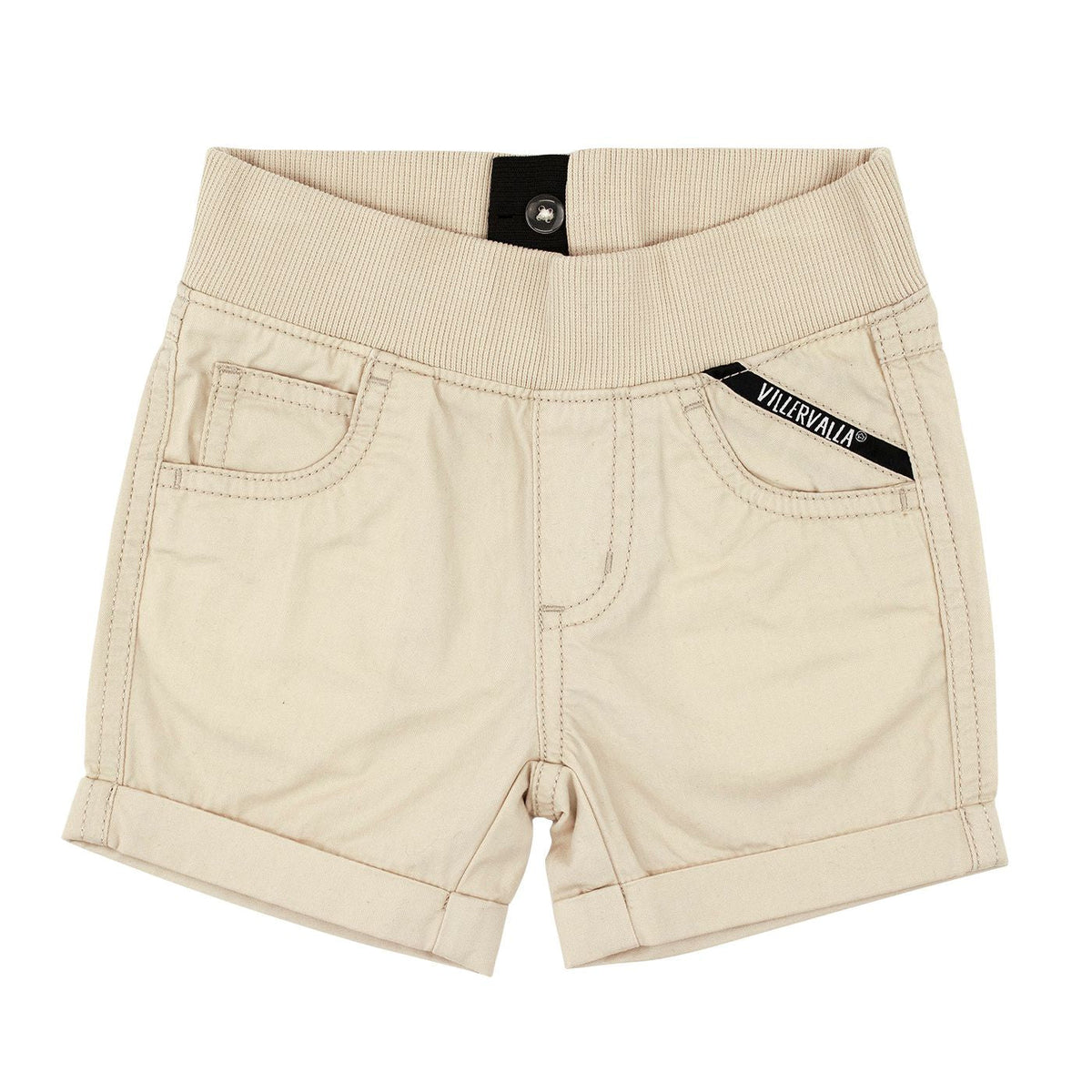 Canvas Star Shorts in Sand-Villervalla-Modern Rascals