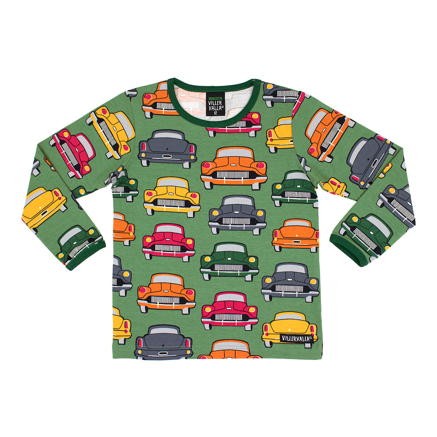 Car Long Sleeve Shirt in Moss-Villervalla-Modern Rascals