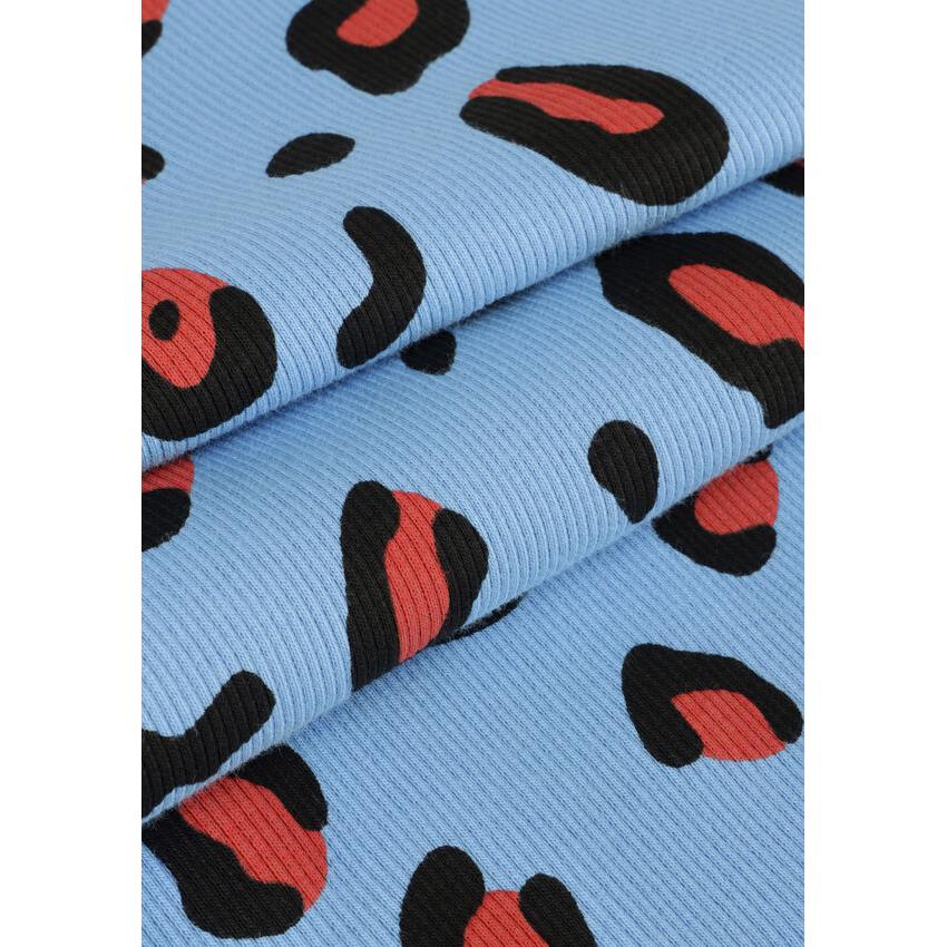 CARLIJNQ - Leopard Print Ribbed Oversized Tshirt - Size 7-8 (128cm)-Warehouse Find-Modern Rascals