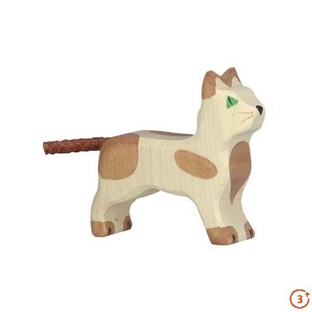 Cat, Small Standing-Holztiger-Modern Rascals
