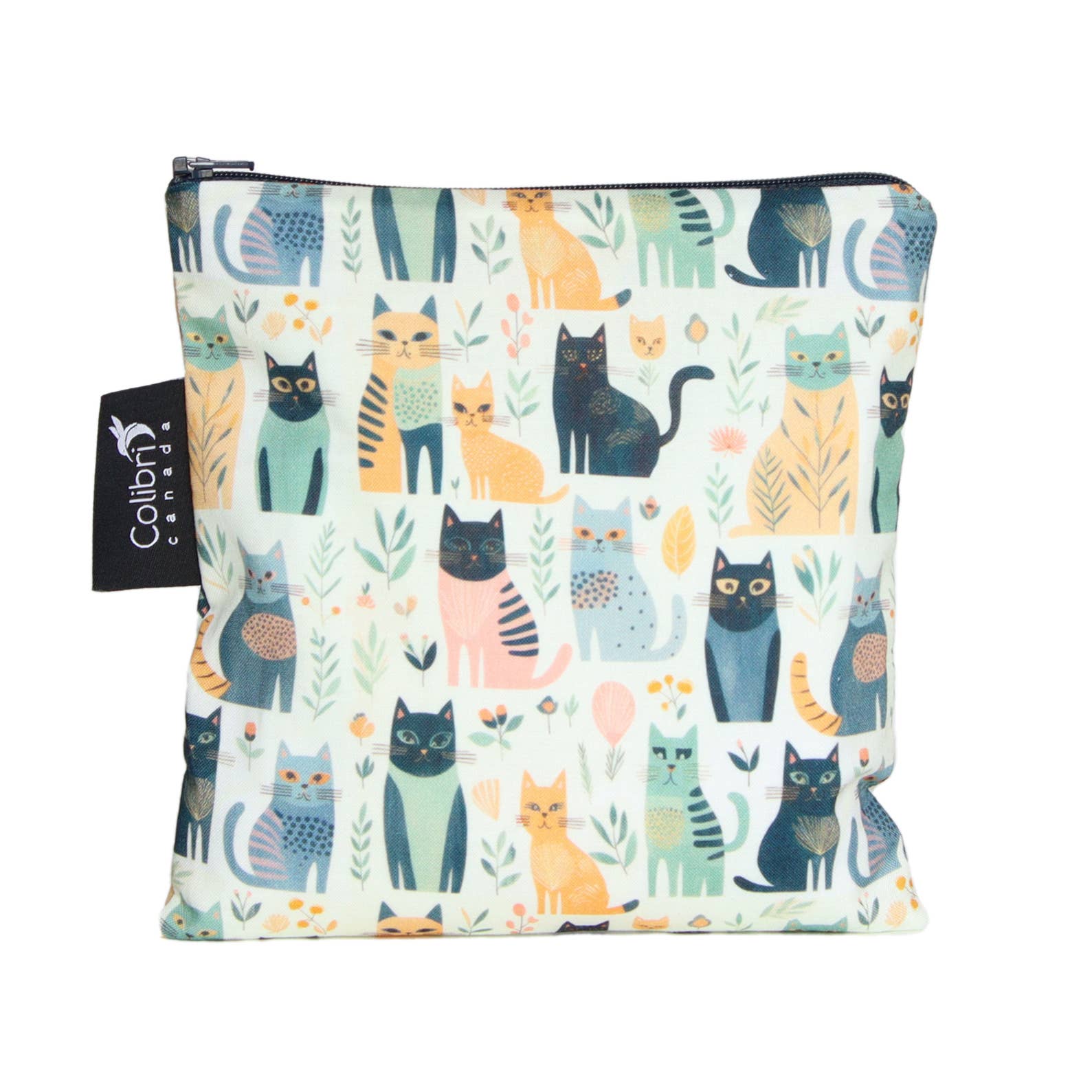 Cats - Reusable Snack Bag - Large-Colibri-Modern Rascals