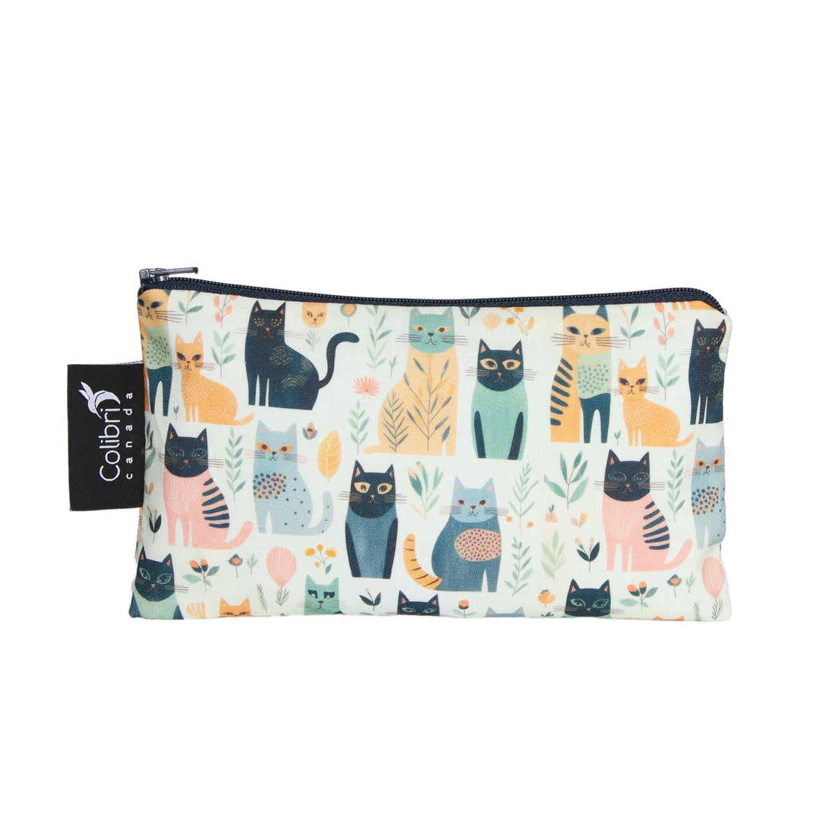 Cats Reusable Snack Bag - Medium-Colibri-Modern Rascals