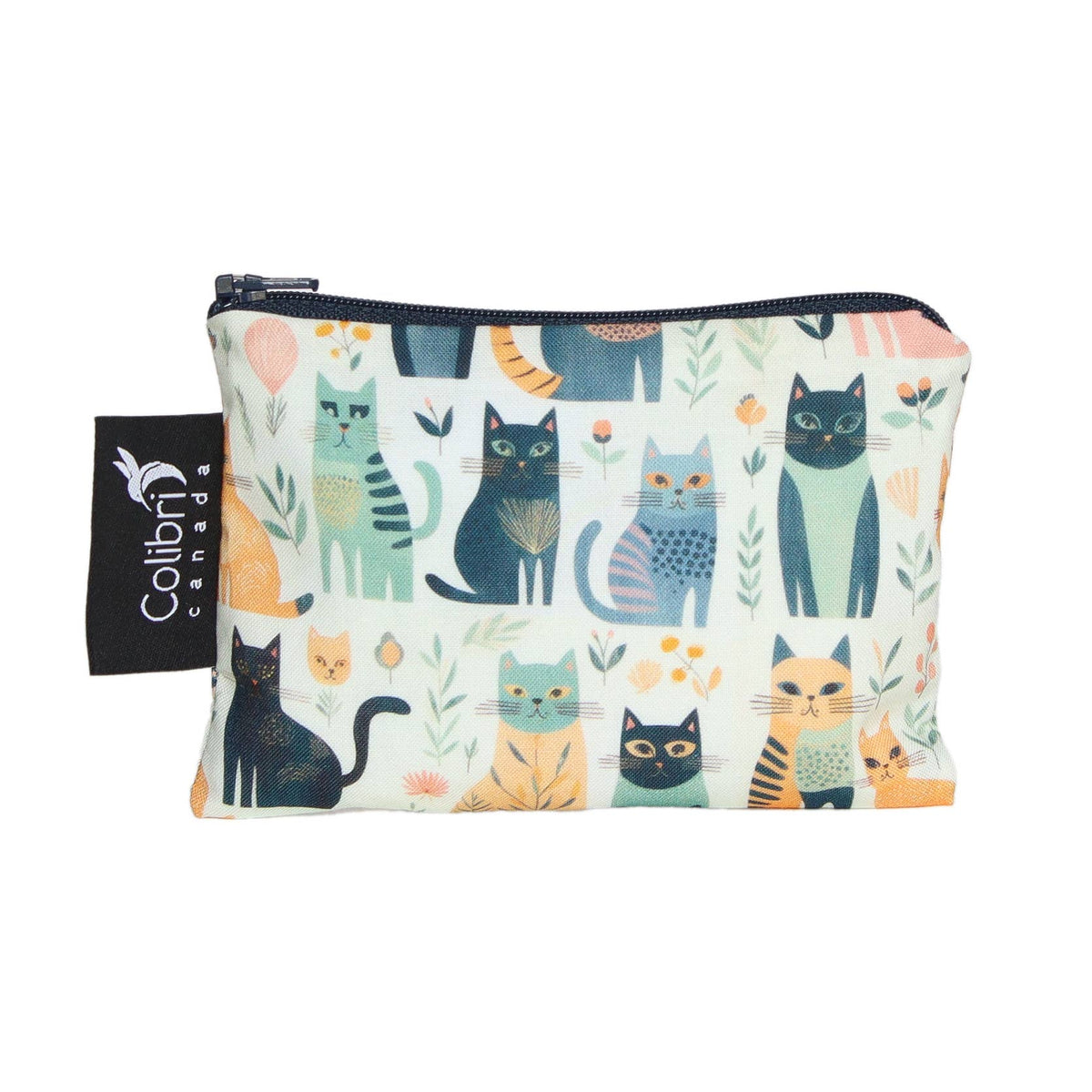 Cats Reusable Snack Bag - Small-Colibri-Modern Rascals