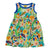 Chameleon Sleeveless Dress With Gathered Skirt - 1 Left Size 11-12 years-Duns Sweden-Modern Rascals