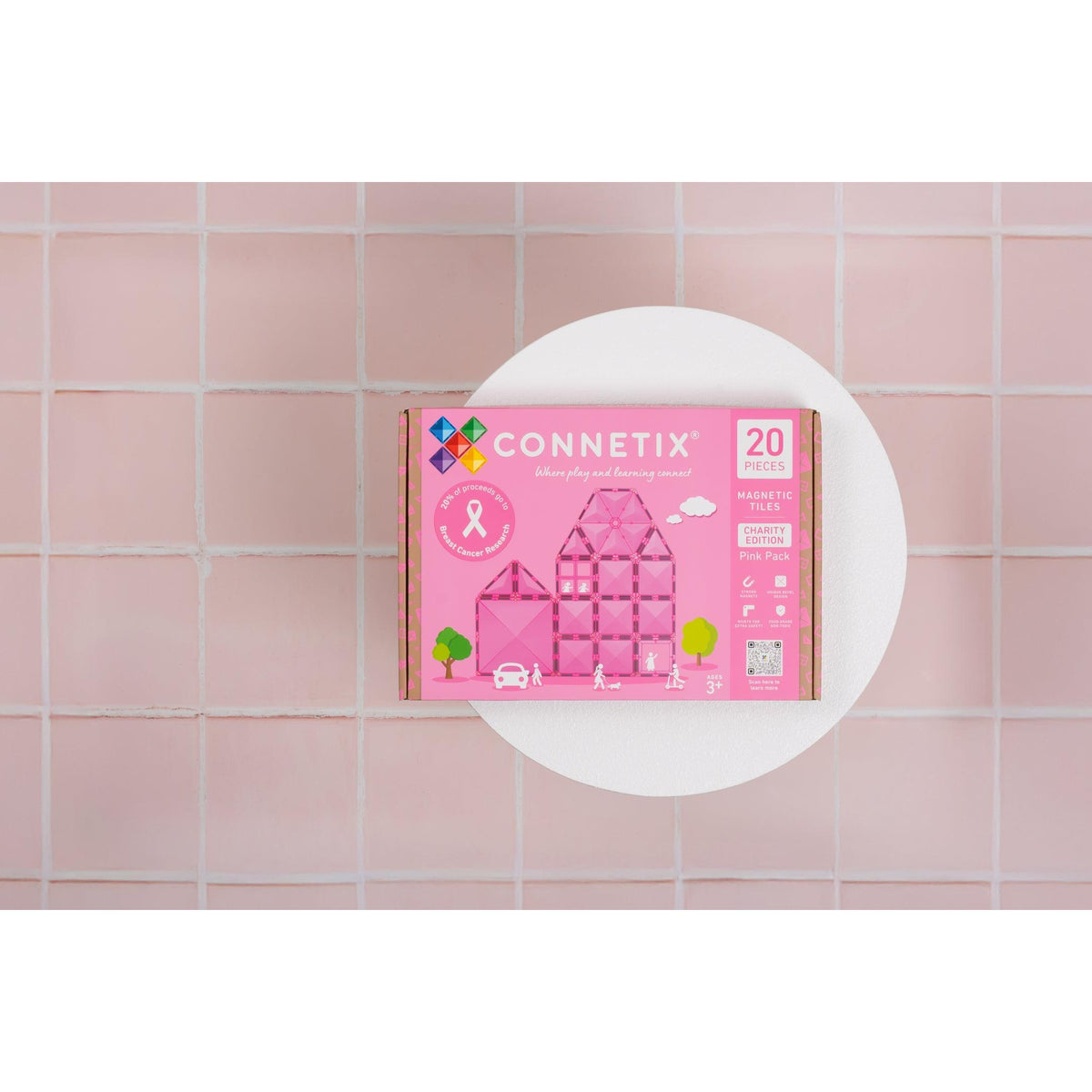 Charity Pack Pink - 20 Pieces-Connetix-Modern Rascals