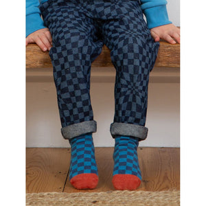 Chequerboard Socks - 3 Pack - 1 Left Size 2-4 years-Kite-Modern Rascals