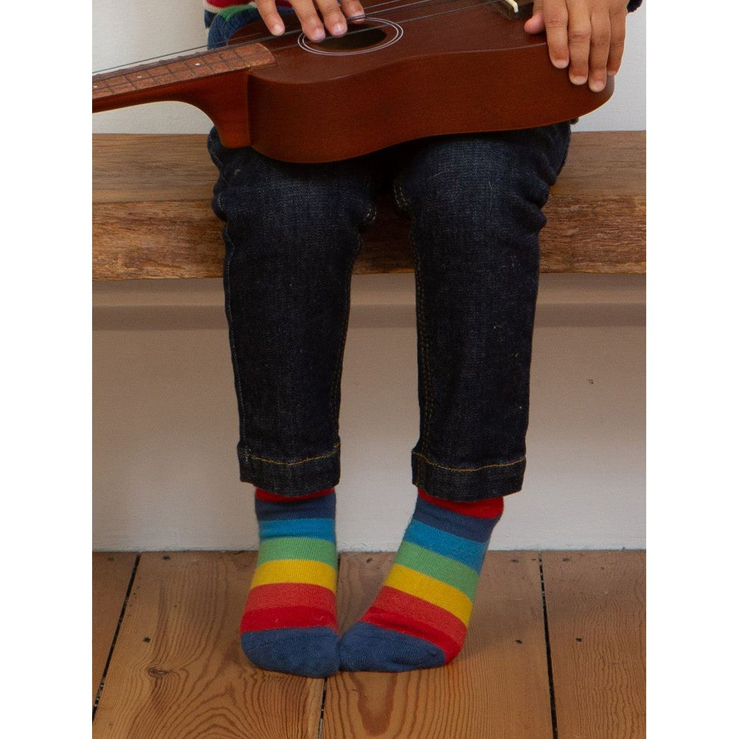 Chequerboard Socks - 3 Pack - 1 Left Size 2-4 years-Kite-Modern Rascals