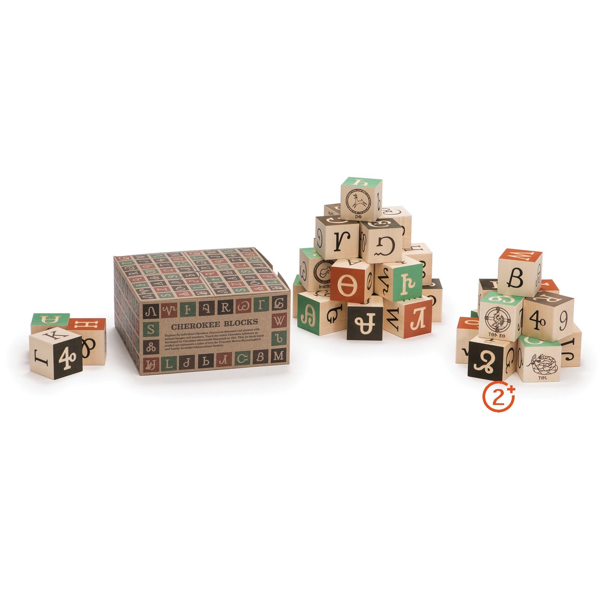 Cherokee Syllabary Blocks-Uncle Goose-Modern Rascals