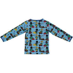 Children Long Sleeve Shirt - Blue Grotto-Smafolk-Modern Rascals