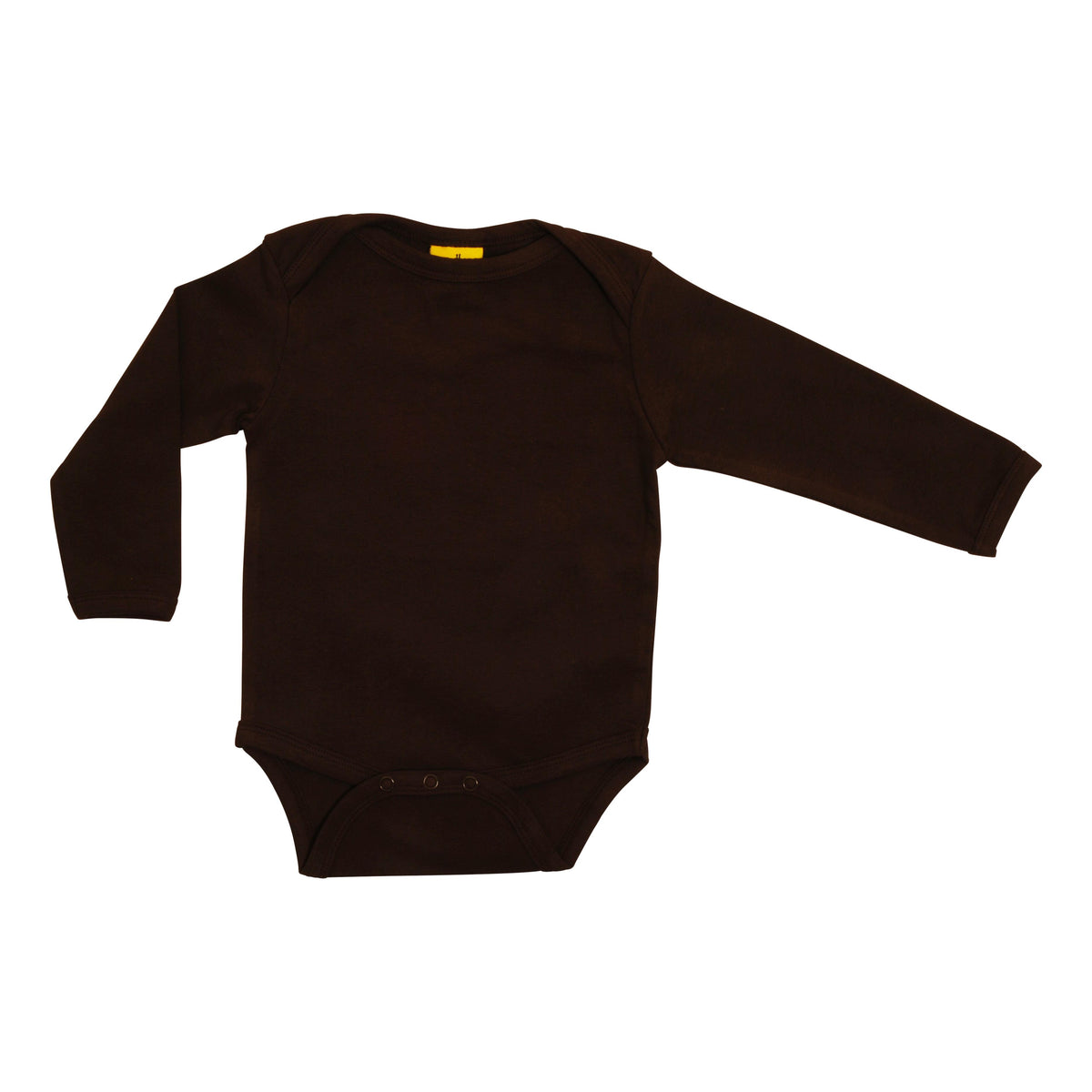 Chocolate Brown Long Sleeve Onesie-More Than A Fling-Modern Rascals