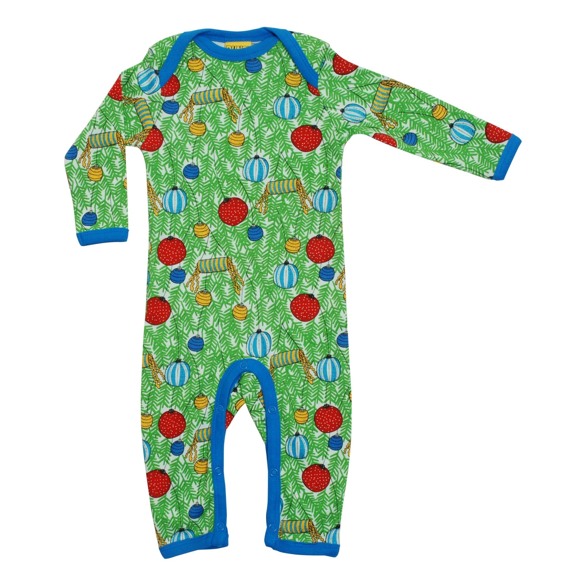 Christmas Baubles Long Sleeve Suit - 2 Left Size 4-6 & 18-24 months-Duns Sweden-Modern Rascals