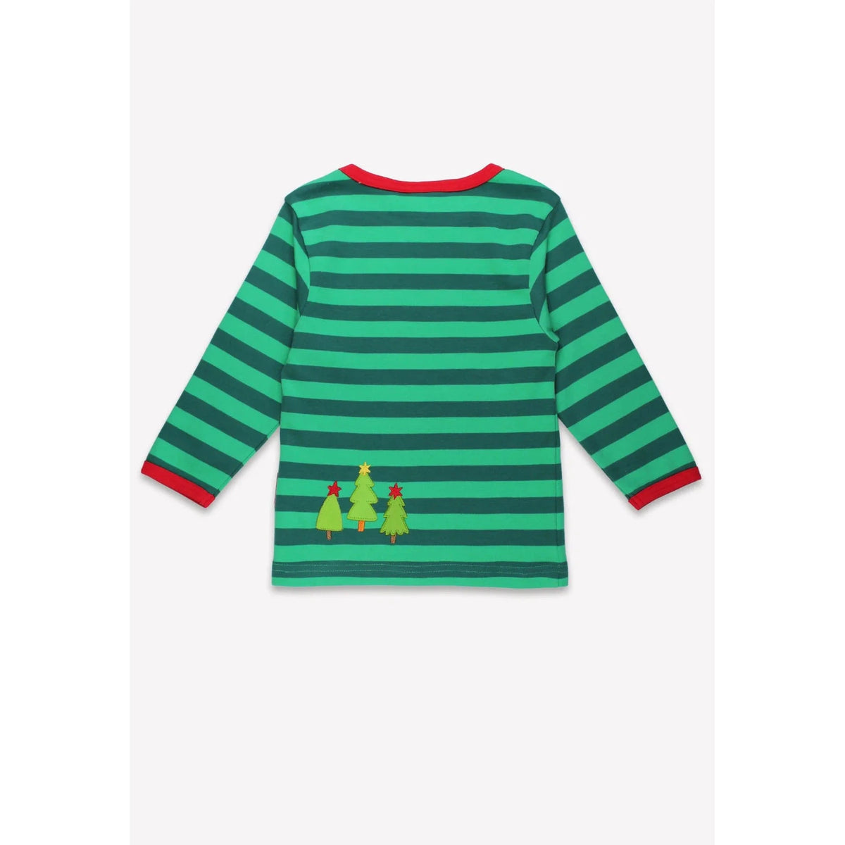 Christmas Bear Applique Long Sleeve Shirt - 2 Left Size 4-5 years-Toby Tiger-Modern Rascals