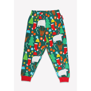 Christmas Bear Print Pyjamas-Toby Tiger-Modern Rascals