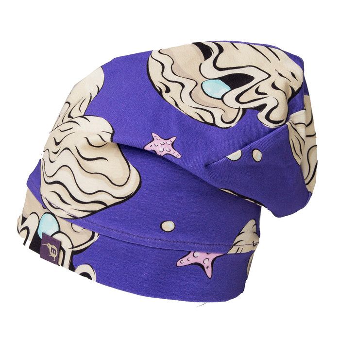 Clams Beanie - Purple-Mullido-Modern Rascals