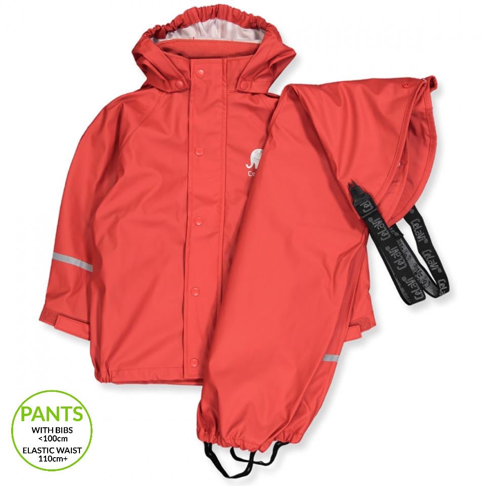 Classic Rain Suit Set - Baked Apple - 2 Left Size 6-9 months-CeLaVi-Modern Rascals