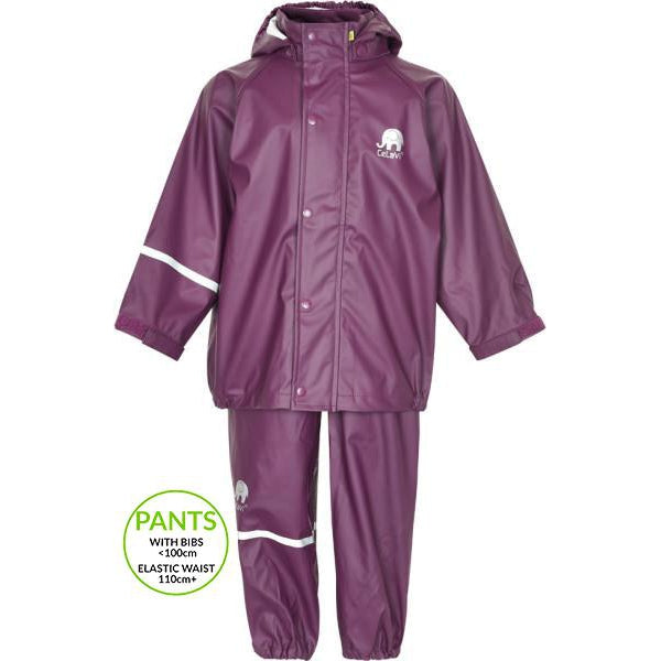 Classic Rain Suit Set - Blackberry - 1 Left Size 6-9 months-CeLaVi-Modern Rascals
