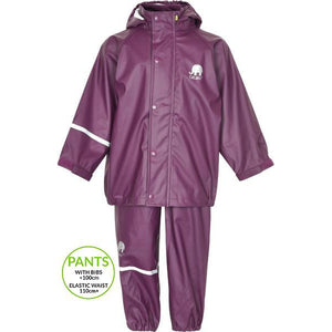 Classic Rain Suit Set - Blackberry - 1 Left Size 6-9 months-CeLaVi-Modern Rascals